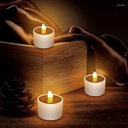 Candle Holders Flameless LED Solar Powered Tea Light Outdoor Home Garden Birthday Party Wedding Decorative Candles Accessories