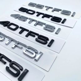 Original 3D Sticker 30 35 40 45 50 TFSI Logo Car Tail Emblem Badge Trunk Decal For Audi A3 A4 A5 A6 A7 A8 Q2 Q3 Q5 Q7 Q8 A1 S3