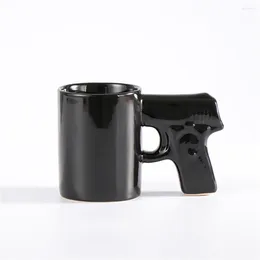 Mugs Pistol Cup Creative Easy To Clean Comfortable Grip 3d Mold Glaze Delicate Texture Mug Personalized Ceramic