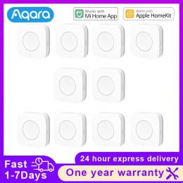 System Aqara Smart Wireless Mini Switch Sensor Zigbee Connexion Remote One Key Control Button Home Security Work With Mi Home Homekit