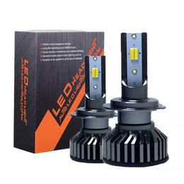 Heyword H4 LED H7 3 Color Changing Car Headlights Fog Lights 3000K 4500K 6500K Flash 80W Auto Lights 2 PCS H1 H3 H11 9005 H13