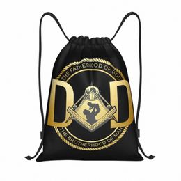 masic Dad Freemasry Drawstring Backpack Bags Lightweight Father's Day Freemas Gym Sports Sackpack Sacks for Shop r0Xr#