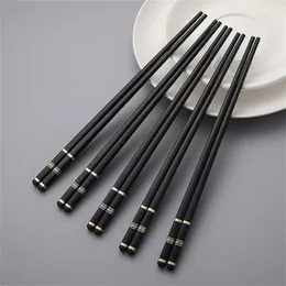 Chopsticks Efficient Antibacterial Family Tableware Alloy Non-slip Anti-slip High Temperature Resistance Not Mouldy