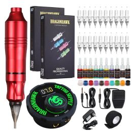 Machine Tattoo Rotary Hine Pen Style Set Tattoo Kit Lcd Power Pedal Tattoo Supply Free Delivery Permanent Makeup Hine Assortment