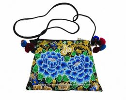 vintage Ethnic Shoulder Hobo Hippie Embroidery Floral Cross Body Purse Bag Hmg Tribal Indian Boho Handmade Tapestry SYS-305B l9zJ#