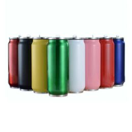 Gravestones High Quality Beverage Can Hot Insulation with Straw Thermos Garrafa Termica Stainless Steel Water Bottle 300/500ml