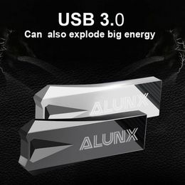 ALUNX USB 3.0 Pendrive 64Gb Memory Stick 32Gb 4Gb Metal Usb Flash Drive 128Gb Pen Drive 64 Gb 8Gb Usb Stick 16 Gb