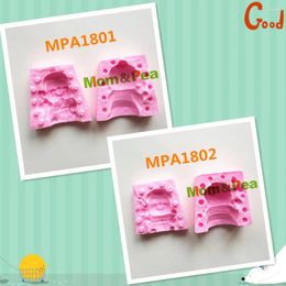 Baking Moulds Mom&Pea MPA1801-2 Chinese Gods Shaped Silicone Mould Cake Decoration Fondant 3D Food Grade Soap