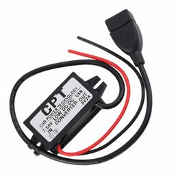 Car Power Technology Charger DC Converter Module Single Port 12V To 5V 3A 15W With Micro USB Cable Durable