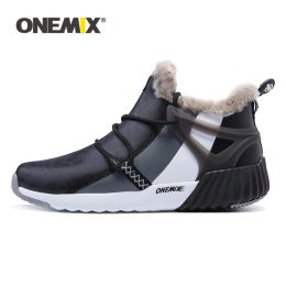 Boots Onemix Women Trekking Shoes Anti Slip Hiking Shoes Waterproof Mountain Keep Warm Male Walking Sneakers Outdoor Winter Snow Boots