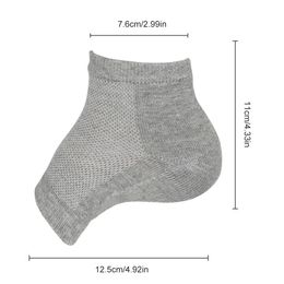 1 Pair Height Increase Heel Insoles Comfortable Invisible Inner Elevated Socks 2.5CM 3.5CM Lift Universal Shoe Accessories