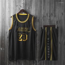 Men's Tracksuits Custom Team Training Basketball Jersey Set Junior Short Sleeve And Shorts Sports Uniform Breathable