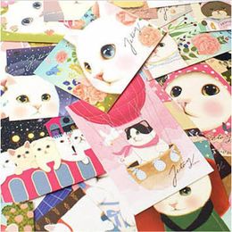 30pcslot vintage Cute Cats choo Postcards group cartoon Christmas CardGreeting Card Postcard Gift H015 240328