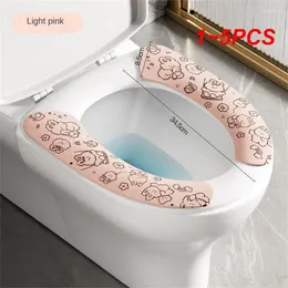 Toilet Seat Covers 1-5PCS Sticker Adsorption Easy To Clean Can Be Cut Cartoon Cover Paste Four Seasons Creative