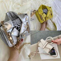 Famous Bags Task 220119 Jacket Silver For Designer Women Cool Shape Punk Purse Style Handbag Motobike Crossbody Tas Shoulder Yellow Bra Ccrc