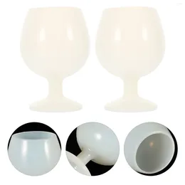 Wine Glasses 2 Pcs Silicone Vintage Home Accessory Supply Household Water Goblet Cup Silica Gel Multi-function Drink