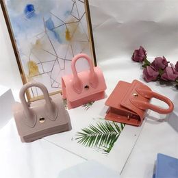 Shoulder Bags Product Jelly Bag Mini Pvc Handbag Macaron Coin Purse One-shoulder Diagonal Spring /summer 2024 Women