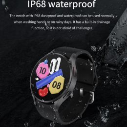 NFC GPS Track Compass Watch 6 Smart Watch Men Amoled Always Display IP68 waterproof Bluetooth Call Smartwatch Men Women 2024 New