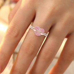 Cluster Rings Heart Ring For Mom Festival Holiday Christmas Fashion Finger Jewellery Gift Women Grandma Sister From Son