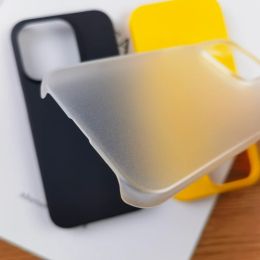 Simple Ultra-thin Matte Hard Phone Case For Apple iPhone 15 iPhone15 Pro Max Plus 15Pro Anti-fingerprint PC Back Case Cover