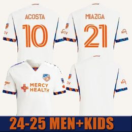 2024 2025 S-2XL FC CinCInnATi Soccer jerseys Kids Kit 24 25 Football Shirt Home Player Version Camisetas Futbol Maillot HAGGLUND OBINNA VAZQUEZ MIAZGA