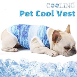 Dog Apparel Cooling Vest Pet Clothes Lightweight Cat Coat Jacket Clothing For Puppy Cats Kittens BlueXS/S/M