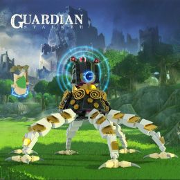 BuildMoc Breath Of The Wild Guardian Building Blocks Set For Zeldaed Tears of the Kingdom Octopus Bricks Kid Toys Children Gifts