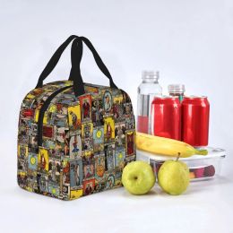 The Major Arcana Of Tarot Insulated Lunch Bag Leakproof Fortune Witch Occult Pagan Vintage Reusable Cooler Bag Lunch Box Tote