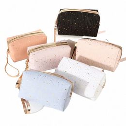 women Paillette Stars Cosmetic Bag Make Up Bag Pouch W Toiletry Bag Travel Ladies Makeup Tamp Holder Organizer Bags 50vB#