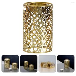 Candle Holders Household Holder Delicate Base Wrought Iron Candlelight Stand Table Candlestick Simple Metal Wedding Taper