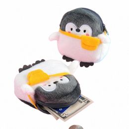 shoulder Bag Little Penguin Kawaii Penguin Plush Wallet Soft Penguin Plush Coin Purse Girls Lovers Valentine's Gifts Small 015D#