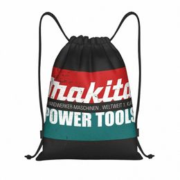 vintage Makitaes Power Tools Drawstring Bag Women Men Foldable Sports Gym Sackpack Shop Storage Backpacks j5xZ#