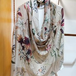 Naizaiga 100 шерстяных цветочных модных весенних длинных тонких кашемировых колец для женщин, женская шаль MSK41 240320