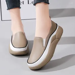 Casual Shoes Women Flats Leather Sneakers 2024 Comfortable Female Walking Footwear Fashion Large Size Loafers
