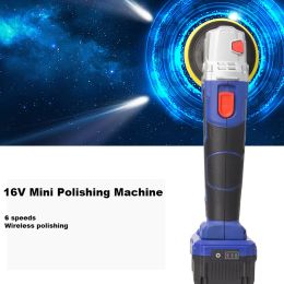 Polijsters 16v Cordless Car Polisher Lithium Battery 6 Adjustable Speed Portable Waxing Hine Car Polisher Cleaner Hine