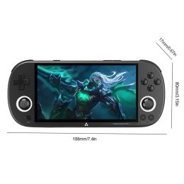 Trimui Smart Pro 4.96inch Handheld video Game Portable Retro Arcade Game Console Console Type-C LINUX IPS HD Screen Video Player