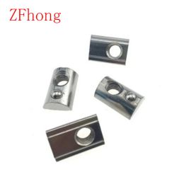 5-50PCS T spring nut m4 m5 m6 m8 Half Round Elasticity Spring Nut for 2020 3030 4040 4545 Aluminium profile