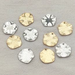 Back New Arrival 16x15mm 100pcs Brass Pendants Petalshape Charm for Handmade/necklace/earring Diy Parts,jewelry Findings&components