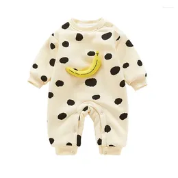 Clothing Sets Autumn Winter Children Baby Onesie Born Rompers Long-sleeved Infant Jumpsuit Cute Cartoon Bag Fart Boy Girl