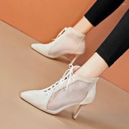 Dance Shoes Fashion Summer Party Outdoor Sexy Stilettos High Heels Women Black For Women's Boots