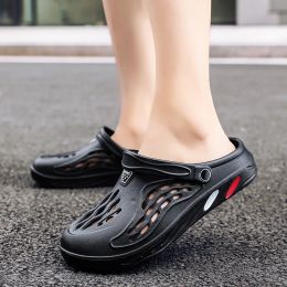 Summer Unisex Clogs Men Sandals Casual EVA Lightweight Outdoor Women Shoes Anti Slip Thick Sole Beach Slides Couple Garden Shoes