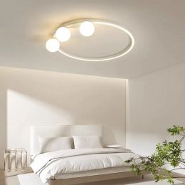 Modern Circle LED Ceiling Lamp Minimalist Living Room Decor Ceiling Chandeliers Lighting Bedroom Study Ceiling Lights Luminaire