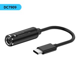 DC/Square Female To Type-C Male Quick Charging Cable PD Output 5V 9V 12V Plug Converter Max Power PD65W for Mobile Phone/Tablet