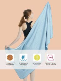 Microfiber Quick Dry Gym Towel Silver ION OdorFree Absorbent Fiber Fast Drying Workout Gear for Body Sweat Working Out Towels