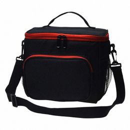 10l Thermal Insulated Cooler Bags Women Men Picnic Lunch Bento Handbag Portable Trips Food Ctainer BBQ Meal Ice Pack y9gT#