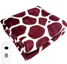 Blankets Soft Flannel Electric Heated Winter Blanket