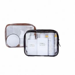 high Quality Clear PVC Bags Clear Makeup Cases Beauty Case Make Up Pouch W Bags Beautician Cosmetic Holder Travel Organiser w0if#