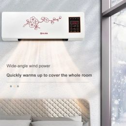 1800W Electric Heater Air Conditioner Combo Wall Mounted Room Heaters Heating and Cooling Space Warm Cooler Fan For Home Office