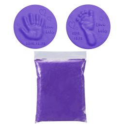 20g Baby Care Air Drying Soft Clay Baby Handprint Footprint Imprint Kit Casting Parent-Child Hand Inkpad Fingerprint Kids Toys