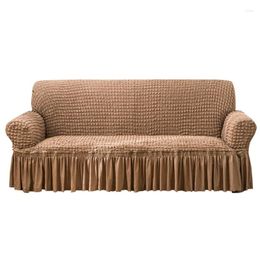 Chair Covers 1pcs Home Sofa Skirt Layout Full Package Universal Solid Colour Bubble Wrap Cover Modern Minimalist Towel